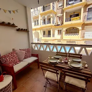 Precioso Con Piscina Cerca De La Playa Torrox Costa Apartamento
